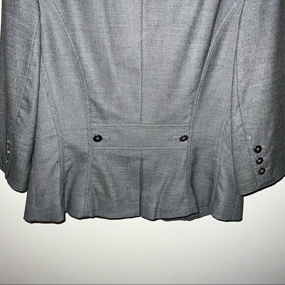 White House Black Market Lush Gray Modern Boot Cut Pants Suit - Picture 10 of 16